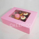 12 Pink Cupcake Window Box ($2.80/pc x 25 units)