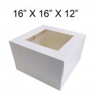 20 units of Cake Boxes 16" x 16" x 12" Inch Window Giant Cake Box