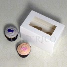 2 Window Mini Cupcake Box ($1.40/pc x 25 units)