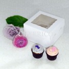 4 Window Mini Cupcake Box ($1.50/pc x 25 units)