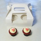 4 Cupcake Window Box with Handle( $1.50/pc x 25 units)