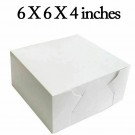 Cake Boxes - 6" x 6" x 4" ($2.00/pc x 20 units)